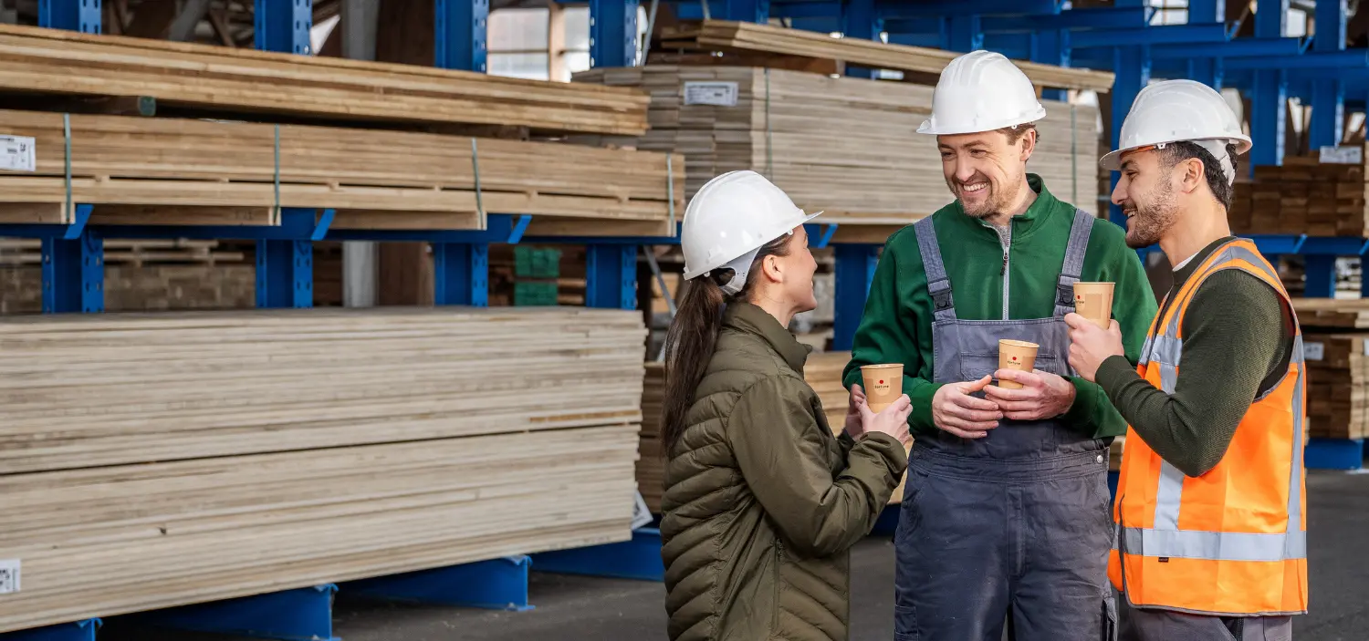 Koffieoplossing voor bouwplaatsen
